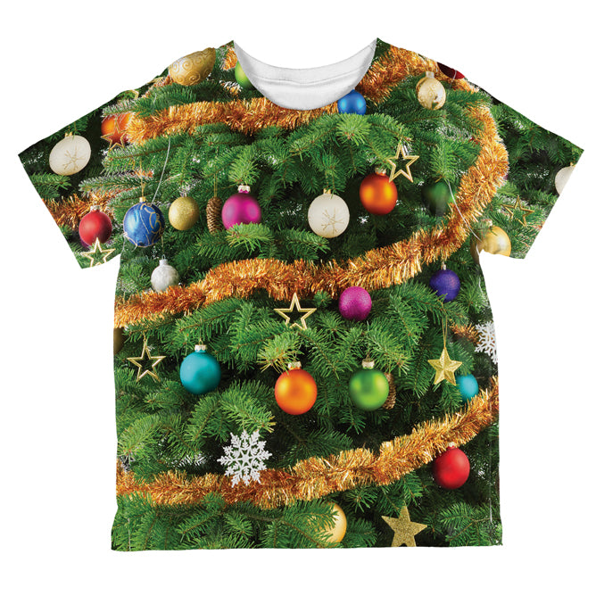 Christmas Tree Costume All Over Toddler T Shirt Toddler T-Shirts Old Glory 2T Multicolored 