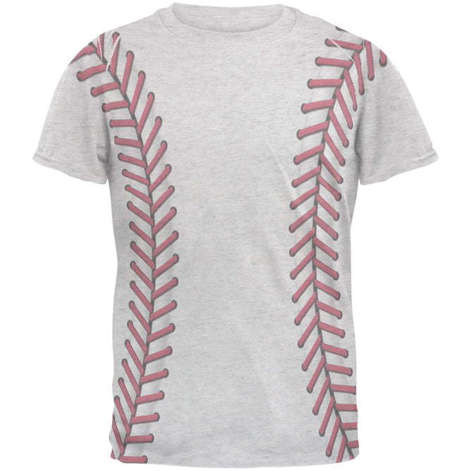 Baseball Costume Mens T Shirt Men's T-Shirts global 2XL Heather White 