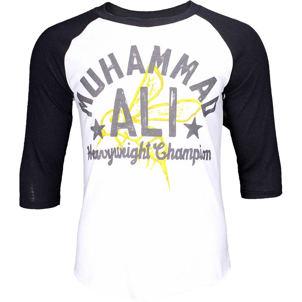 Muhammad Ali - Bee Mens Raglan T Shirt Men's T-Shirts Muhammad Ali   