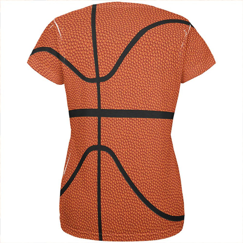 Basketball Costume All Over Womens T Shirt Women's T-Shirts Old Glory   