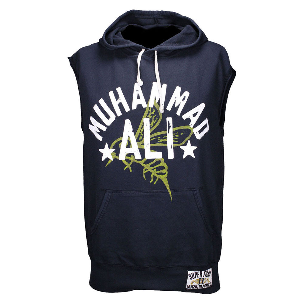 Muhammad Ali - Super Fight 74 Mens Sleeveless Hoodie Men's Hoodies Muhammad Ali   