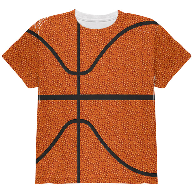 Basketball Costume All Over Youth T Shirt Youth T-Shirts global YLG Multi 