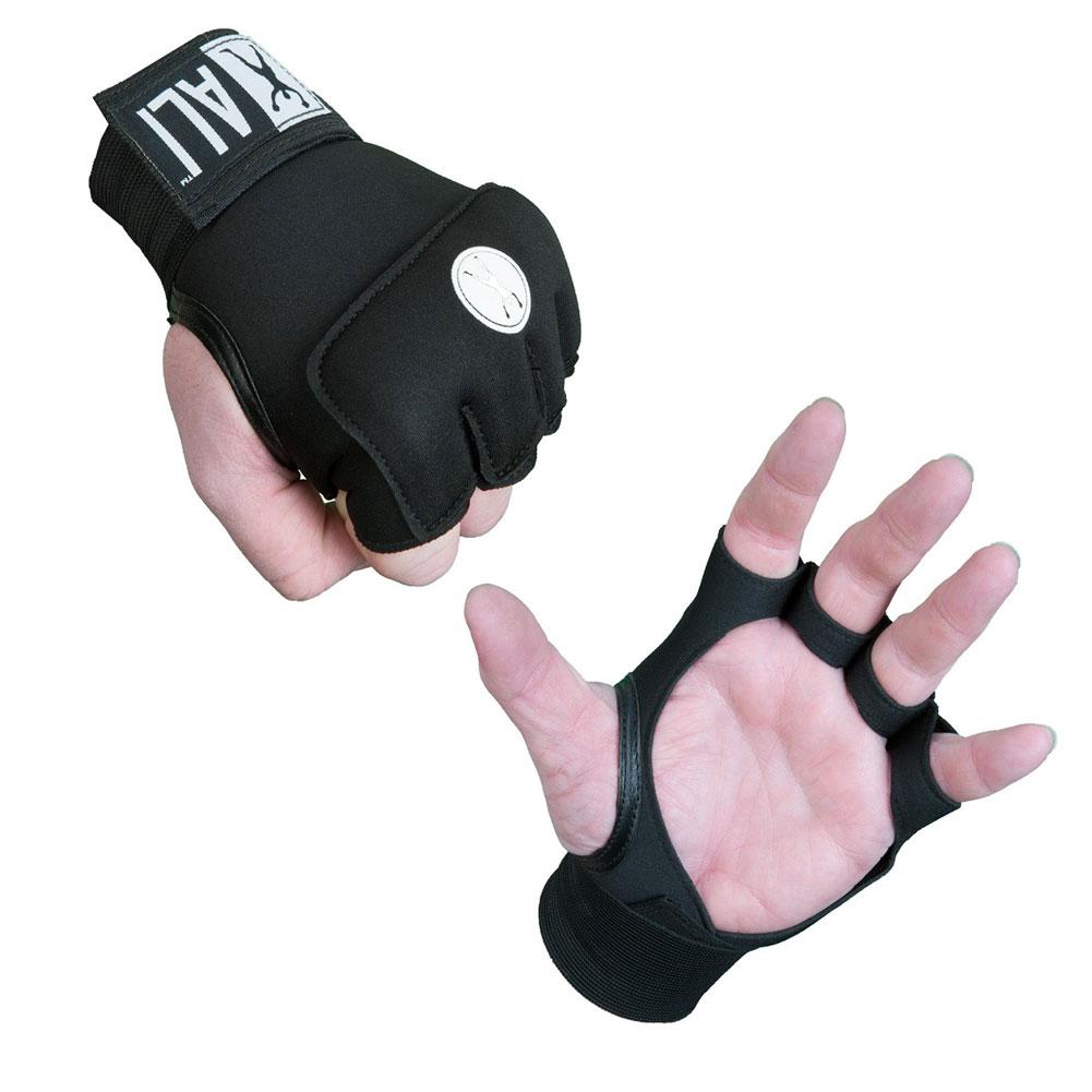 Muhammad Ali - Boxer Outline Stealth Gel Gloves Boxing Gloves Muhammad Ali LXL Black 