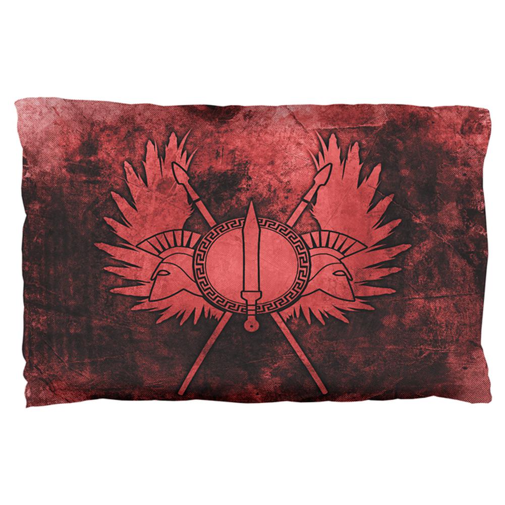 Spartan Greek Warrior Gladiator Pillow Case Pillowcases Old Glory OS Multi 