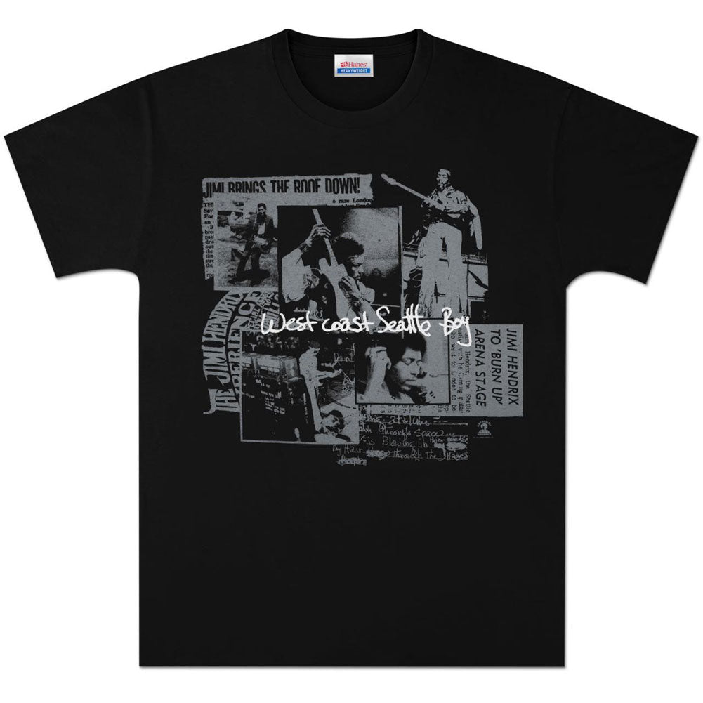 Jimi Hendrix - Seattle Boy Mens T Shirt Men's T-Shirts Jimi Hendrix   