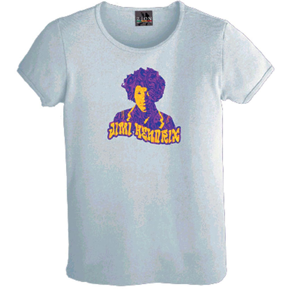 Jimi Hendrix - Golden Waves Juniors T Shirt Juniors T-Shirts Jimi Hendrix   