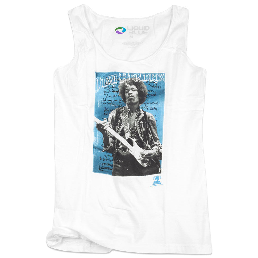 Jimi Hendrix - Bold as Love Juniors Tank Top Juniors Tank Tops Jimi Hendrix   