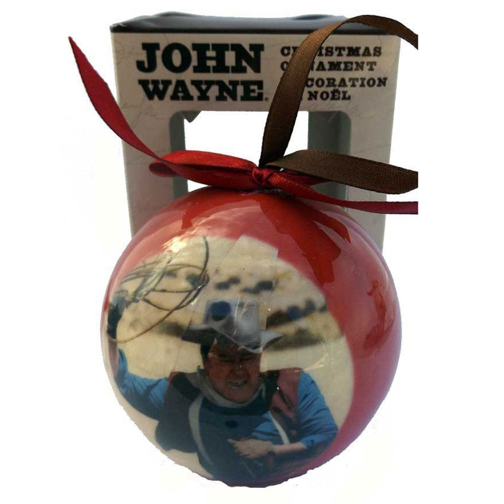 John Wayne - Lasso Glass Ball Ornament Christmas Decorations John Wayne   