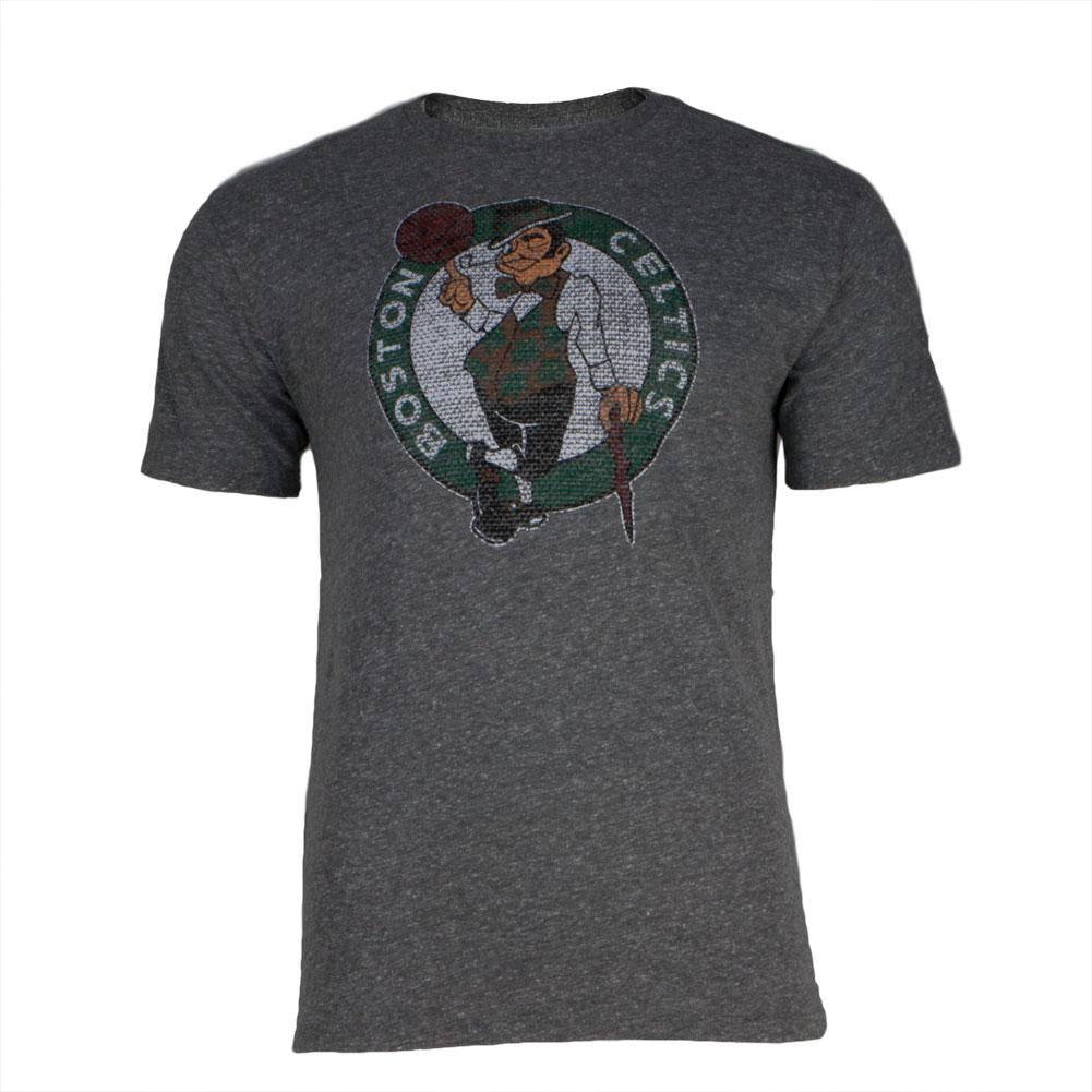 Boston Celtics - Favorite ID Adidas Mens T Shirt Men's T-Shirts Boston Celtics SM Grey 