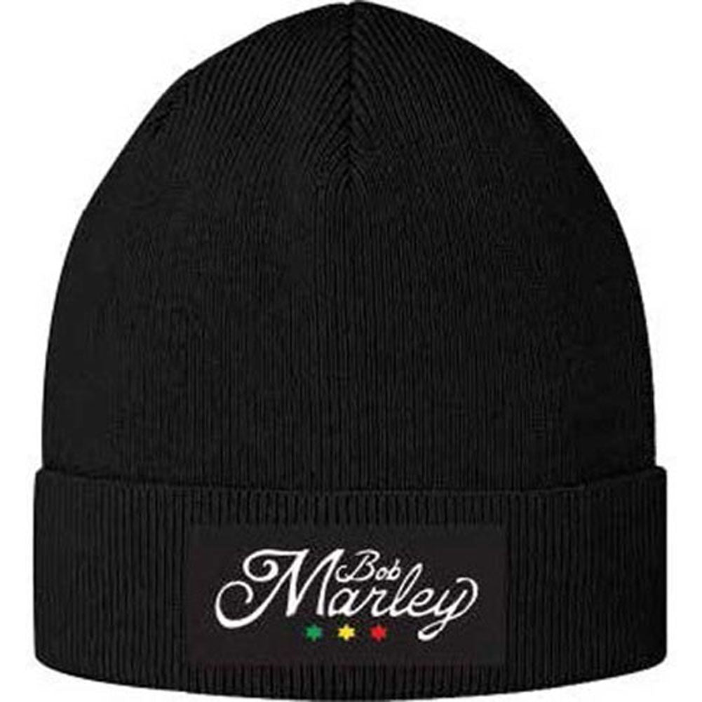 Bob Marley - Script Logo Cuffed Beanie Beanies Bob Marley   