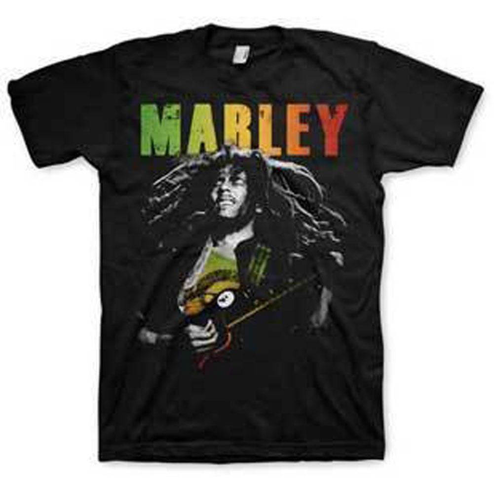 Bob Marley - Jammin Gradient Mens T Shirt Men's T-Shirts Bob Marley   