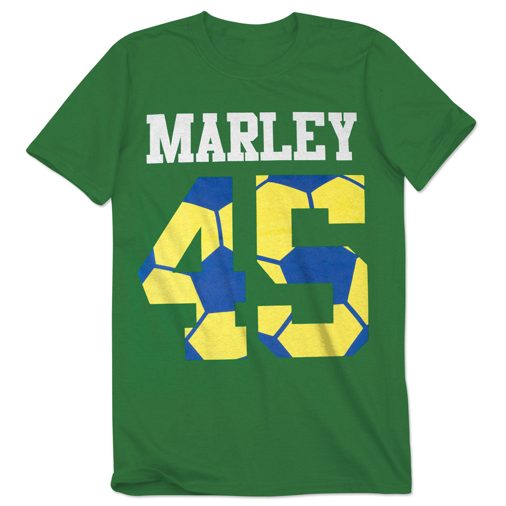 Bob Marley - 45 World Cup Mens T Shirt Men's T-Shirts Bob Marley   