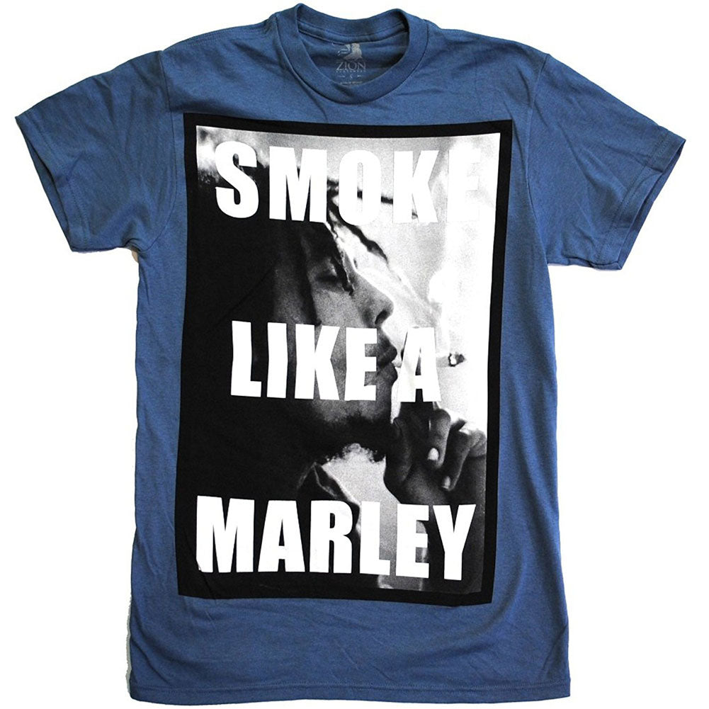 Bob Marley - Smoke Like Marley Mens T Shirt Men's T-Shirts Bob Marley   