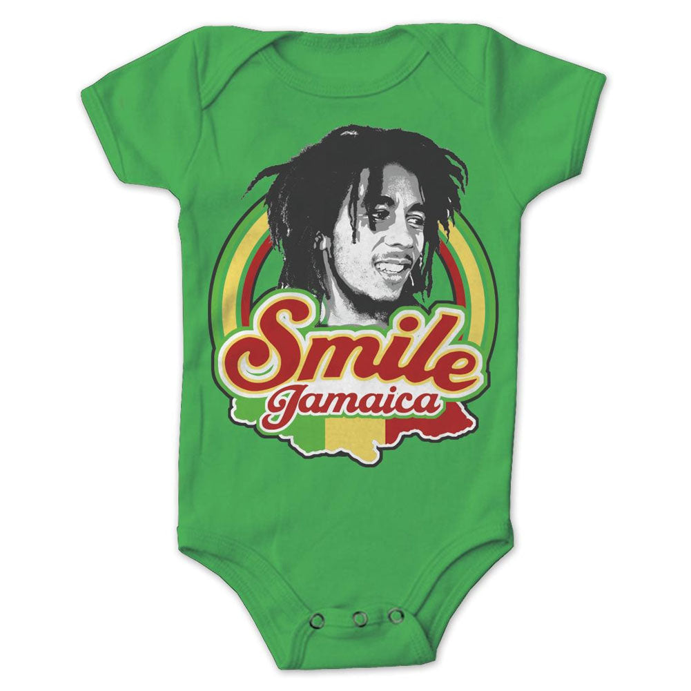 Bob Marley - Smile Jamaica Baby One Piece Baby One Piece Bob Marley   