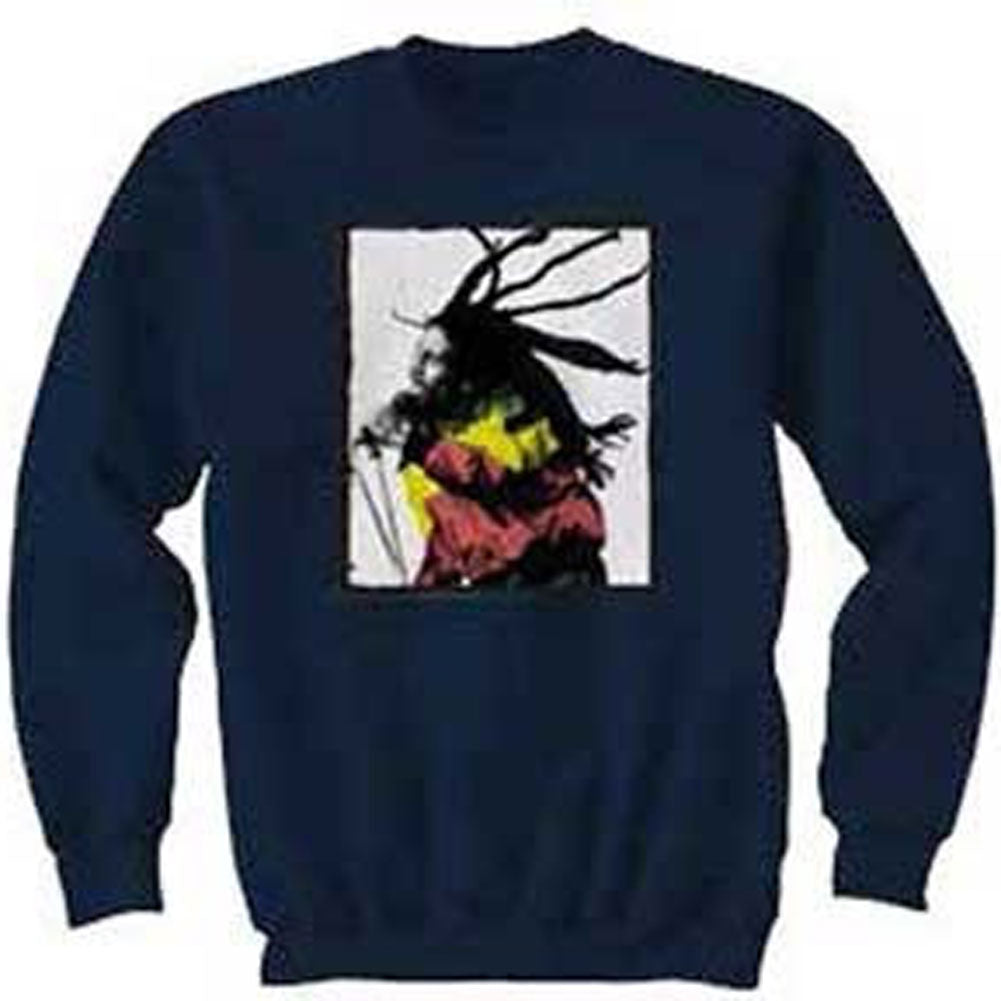 Bob Marley - Dread Flip Mens Crewneck Sweatshirt Men's Sweatshirts Bob Marley   