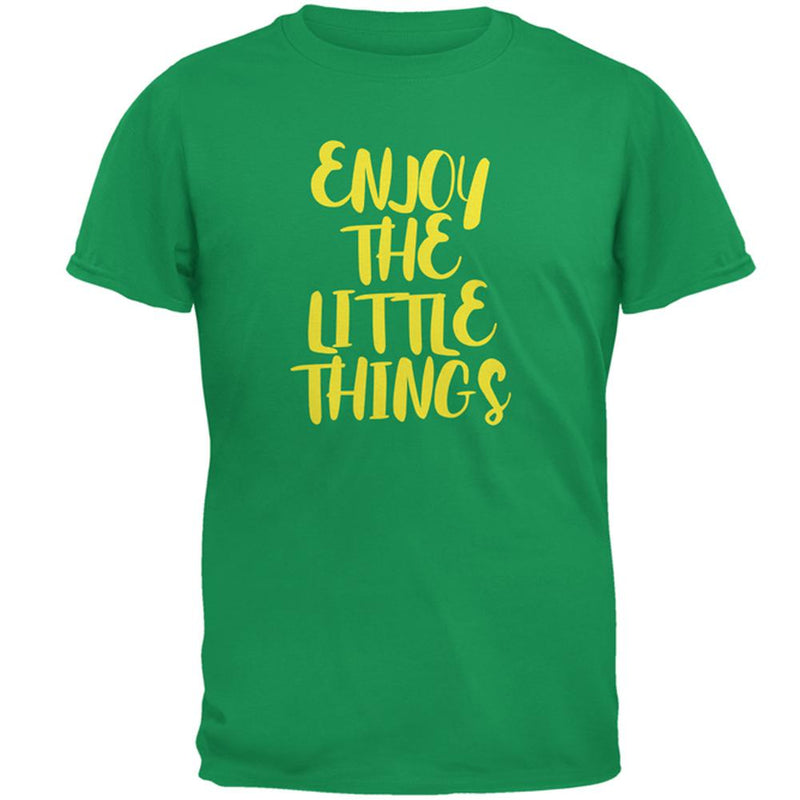 Enjoy The Little Things Mens T Shirt Men's T-Shirts Old Glory 2XL Irish Green 