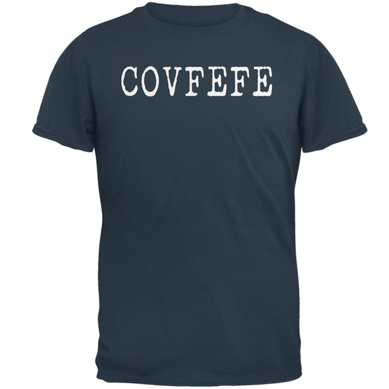 Negative Press Covfefe President Donald Trump Mens T Shirt Men's T-Shirts Old Glory LG Denim 