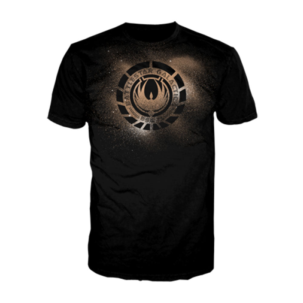 Battlestar Galactica - Crest Mens T Shirt Men's T-Shirts Battlestar Galactica   