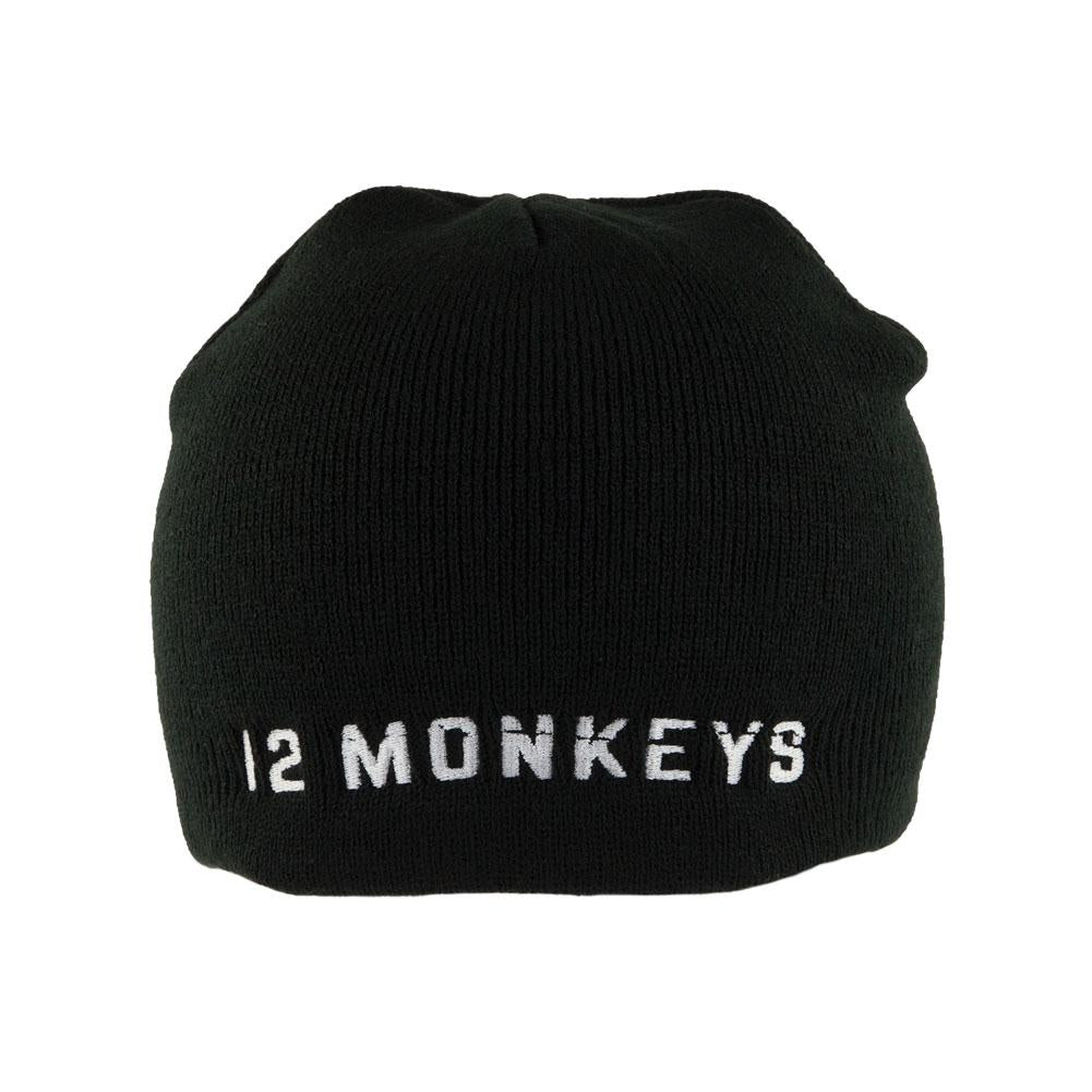 12 Monkeys - Logo Black Knit Hat Beanie Beanies Old Glory OS Black