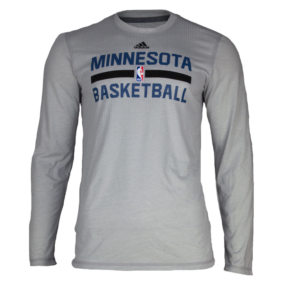 Minnesota Timberwolves - On Court Mens Long Sleeve Practice T Shirt Men's Long Sleeves Minnesota Timberwolves   