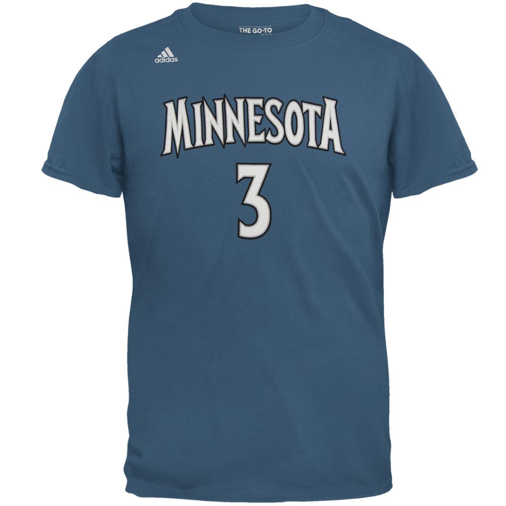 Minnesota Timberwolves - Kris Dunn Name And Number Road Mens T Shirt Men's T-Shirts Minnesota Timberwolves 2XL Blue