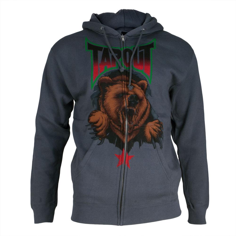 Tapout - Republic Mens Zip Hoodie Men's Hoodies TapouT MD Grey 