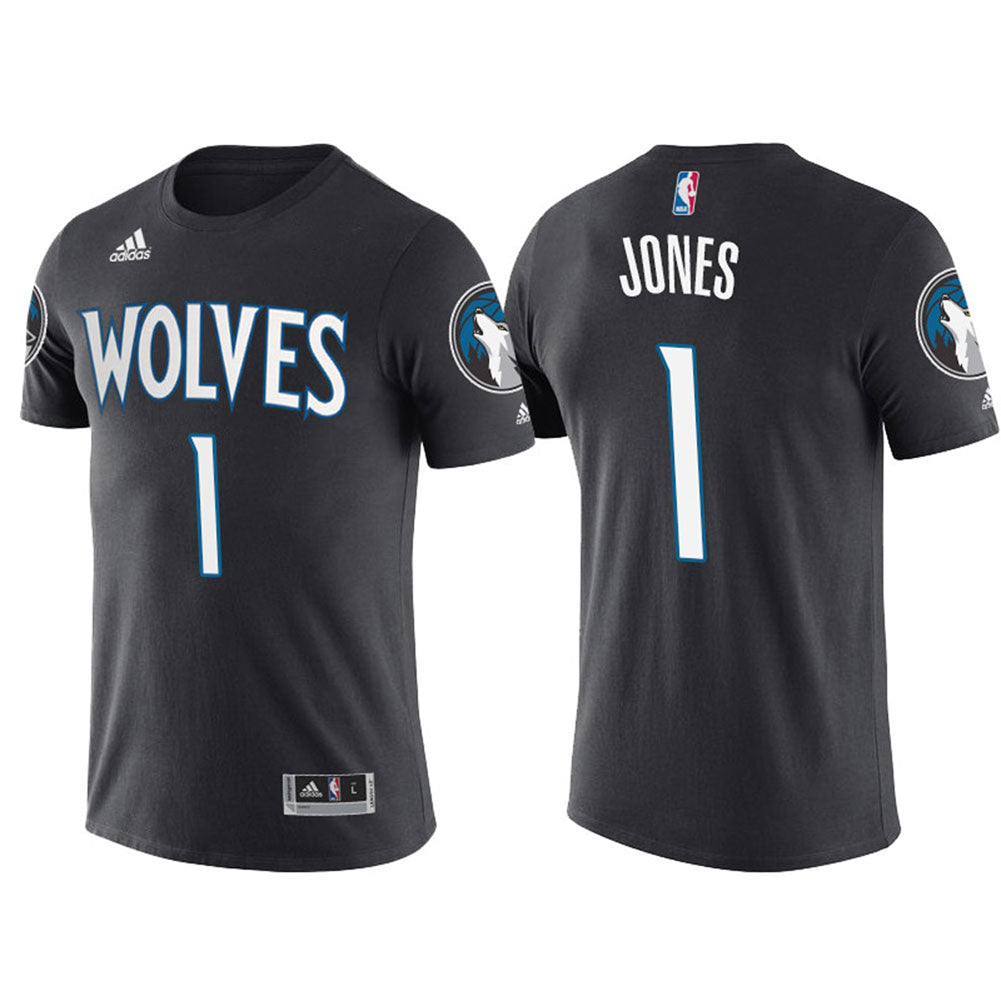 Minnesota Timberwolves - Jones Name And Number Adidas Mens T Shirt Men's T-Shirts Minnesota Timberwolves   