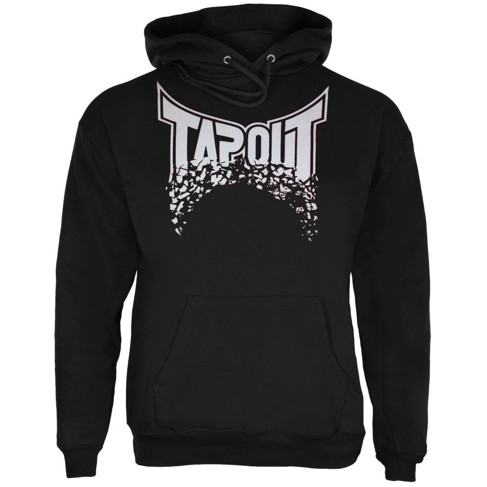 Tapout - Broken Pieces Mens Pullover Hoodie Men's Hoodies TapouT SM Black 