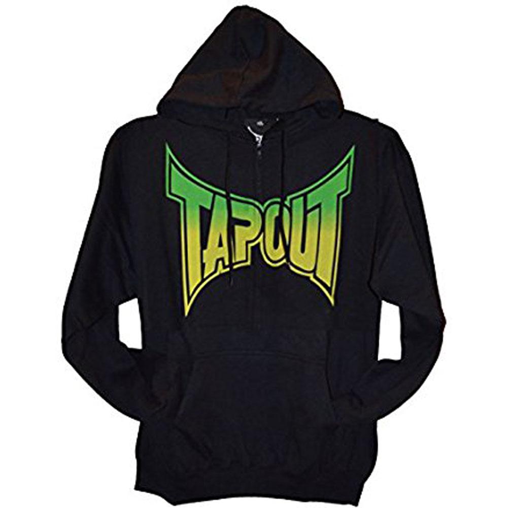 Tapout - Fade Mens Zip Hoodie Men's Hoodies TapouT Black SM 