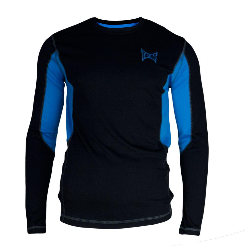 Tapout - Legacy II Mens Long Sleeve Activewear T Shirt Men's Long Sleeves TapouT Black SM 