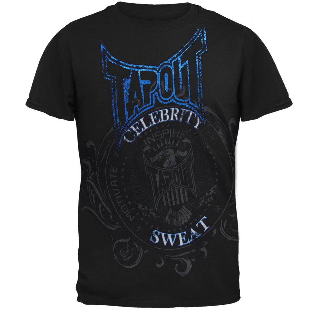 Tapout - Celebrity Sweat Reign Mens Soft T Shirt Men's T-Shirts TapouT MD Black 