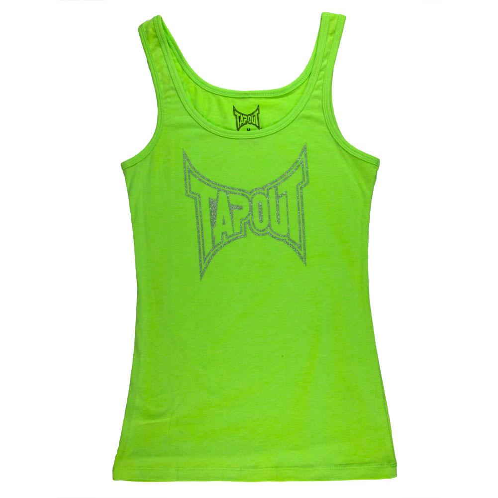 Tapout - Classic Collection Juniors Rackerback Tank Top Juniors Tank Tops TapouT Green SM 