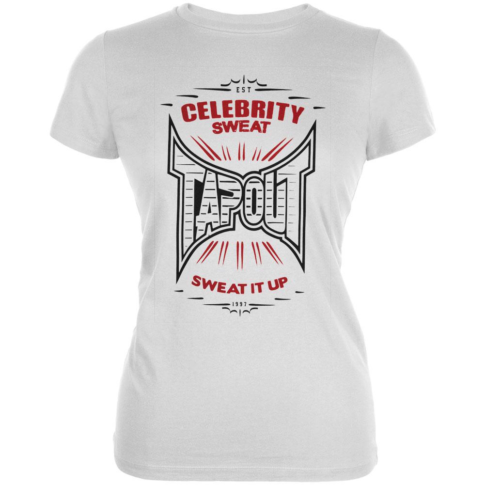 Tapout - Celebrity Sweat Inspiration Juniors T Shirt Juniors T-Shirts TapouT SM White