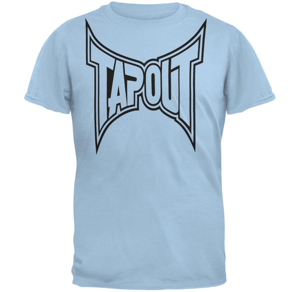 Tapout - Classic Collection Light Blue Mens Soft T Shirt Men's T-Shirts TapouT SM Light Blue 