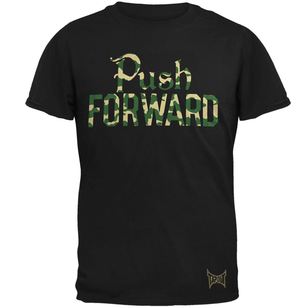 Tapout - Push Forward Mens T Shirt Men's T-Shirts TapouT SM Black 