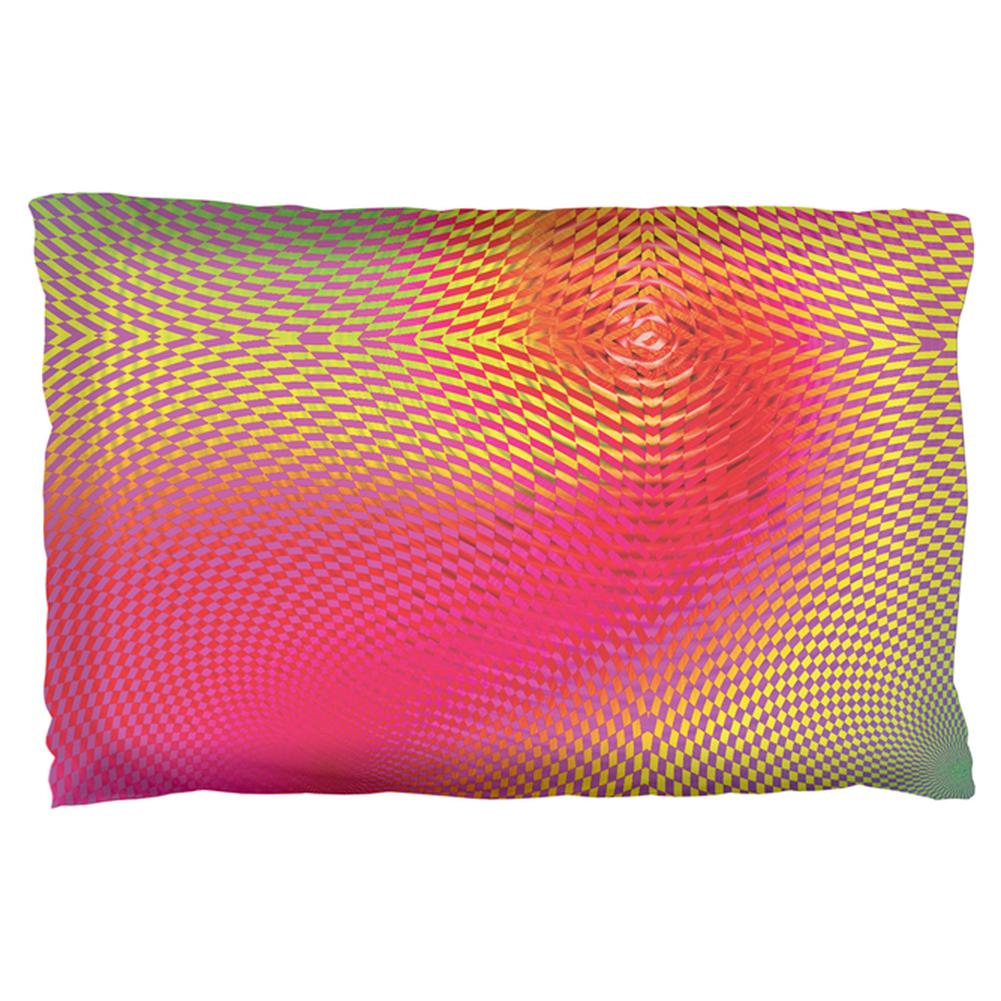 EDM Hypnotic Trance Rainbow Spiral Pillow Case Pill cases Old Glory OS Multi 