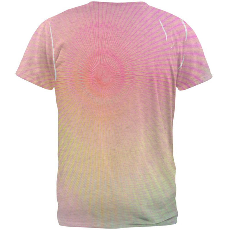 EDM Pastel Unicorn Rainbow Spiral Mens T Shirt Men's T-Shirts Old Glory   