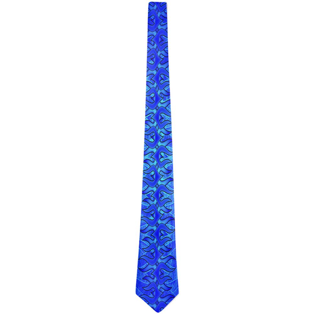 The Eternal Blue Flame All Over Neck Tie Ties Old Glory   