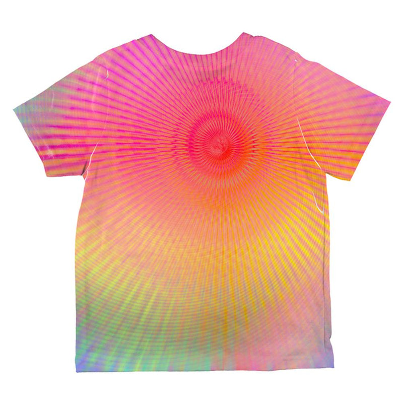 EDM Pastel Unicorn Rainbow Spiral All Over Toddler T Shirt Toddler T-Shirts Old Glory   