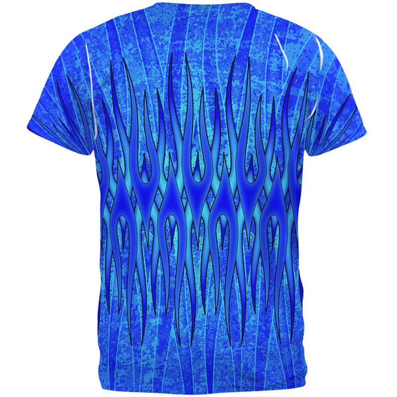 The Eternal Blue Flame All Over Mens T Shirt Men's T-Shirts Old Glory   
