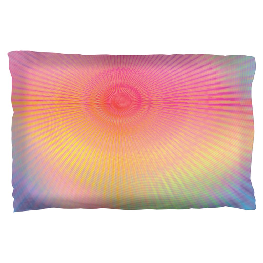 EDM Pastel Unicorn Rainbow Spiral Pillow Case Pillowcases Old Glory OS Multi 