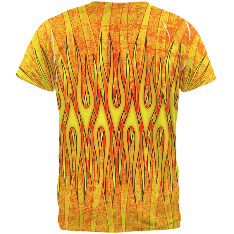 Flame On Fire Starter Pyromaniac All Over Mens T Shirt Men's T-Shirts Old Glory   