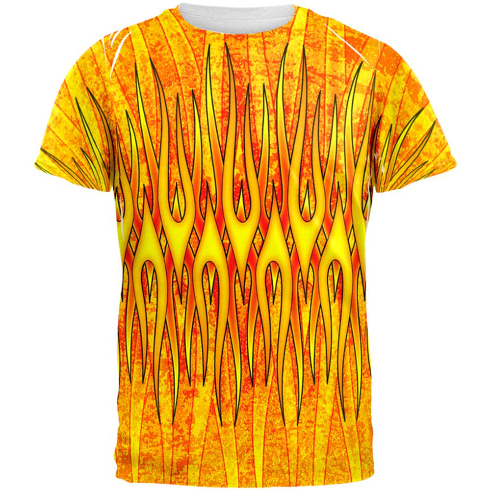 Flame On Fire Starter Pyromaniac All Over Mens T Shirt Men's T-Shirts Old Glory 2XL Multi 