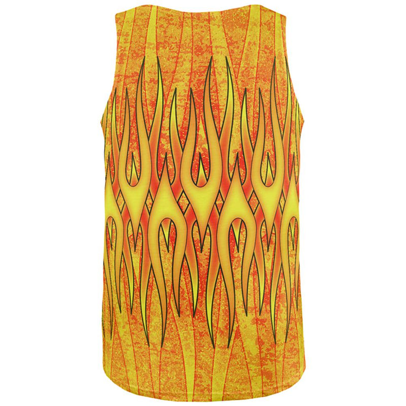 Flame On Fire Starter Pyromaniac All Over Mens Tank Top Men's Tank Tops Old Glory   