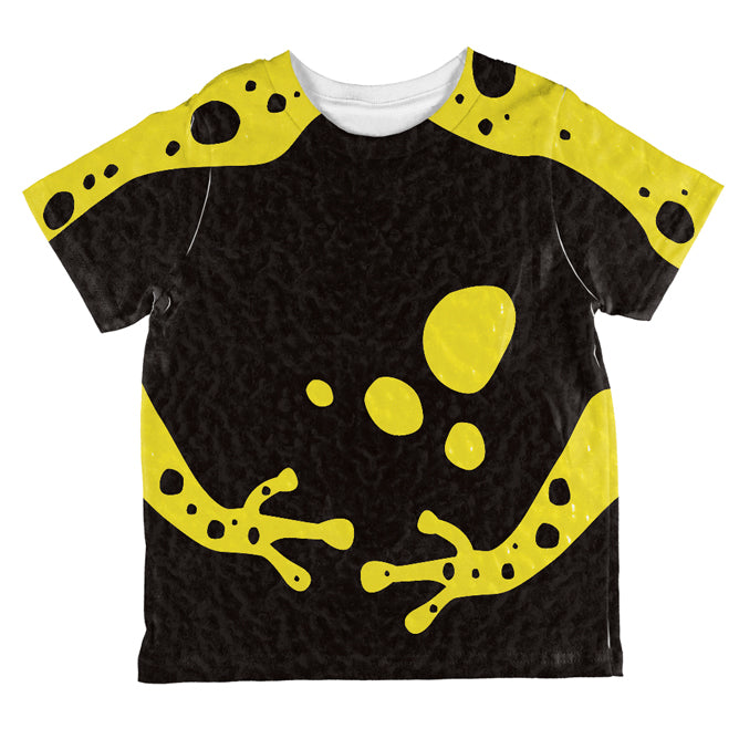 Halloween Costume Yellow Banded Poison Dart Frog Costume All Over Toddler T Shirt Toddler T-Shirts Old Glory 2T Multi 