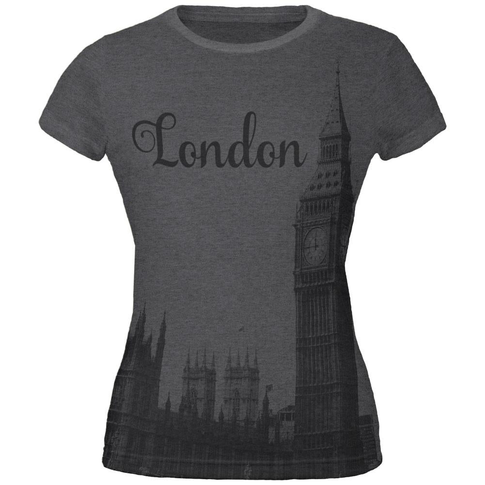 London Big Ben Vacation England Juniors Soft T Shirt Juniors T-Shirts Old Glory 2XL Grey 