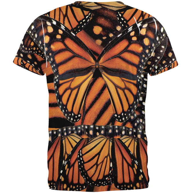 Halloween Costume Monarch Butterfly Costume All Over Mens T Shirt Men's T-Shirts Old Glory   