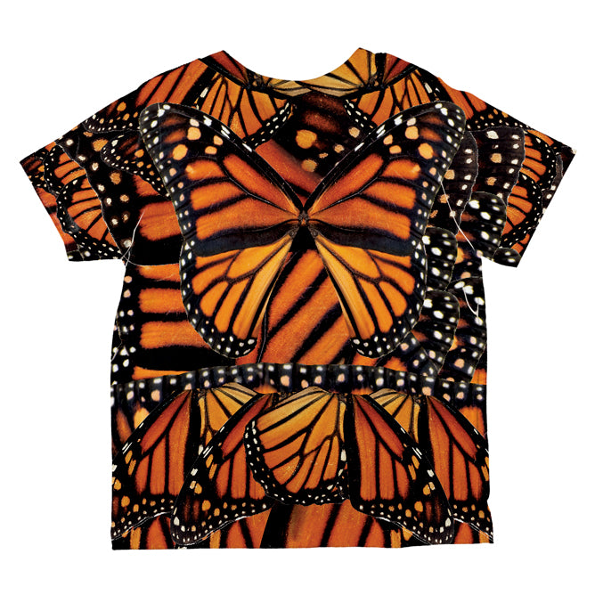 Halloween Costume Monarch Butterfly Costume All Over Toddler T Shirt Toddler T-Shirts Old Glory   