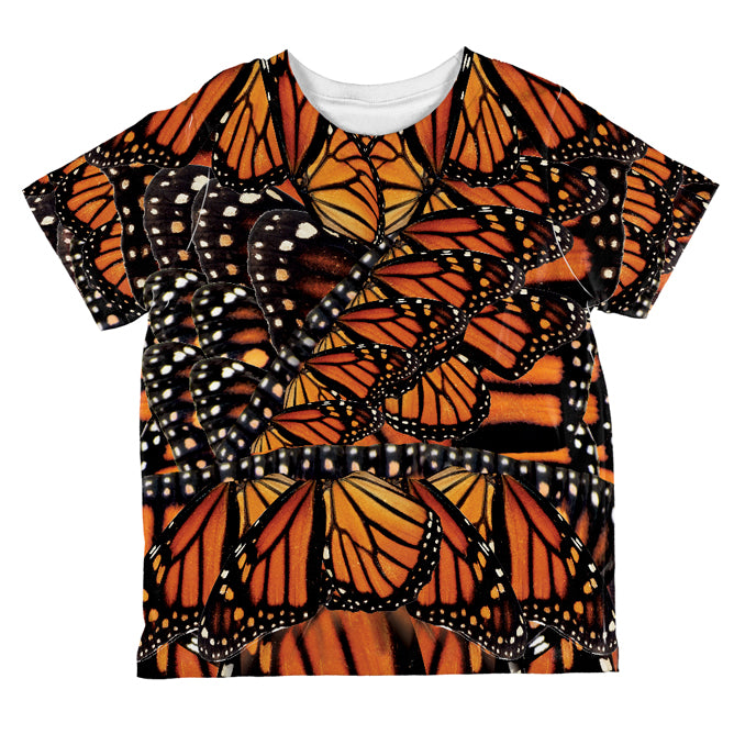 Halloween Costume Monarch Butterfly Costume All Over Toddler T Shirt Toddler T-Shirts Old Glory 2T Multi 