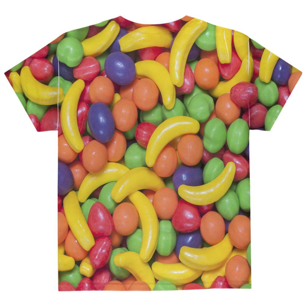 Halloween Fruit Candy All Over Youth T Shirt Youth T-Shirts Old Glory   